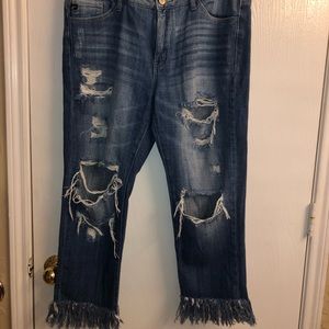 Kancan distressed jeans